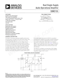 SSM2135S-REEL7 Datasheet Cover