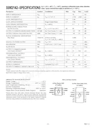 SSM2142SZ-REEL Datasheet Page 2