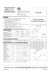 TL431K-TP數據表 封面