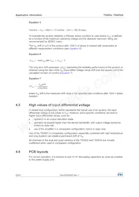 TSX632AIYST Datasheet Page 20