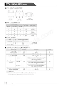 XC6205F17APR-G Datenblatt Seite 4