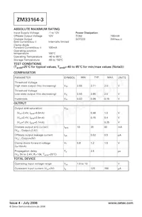 ZM331643GTC Datasheet Page 3