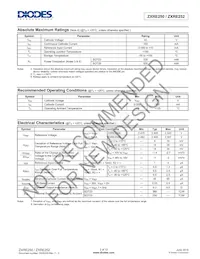 ZXRE250BW5-7 Datasheet Page 2