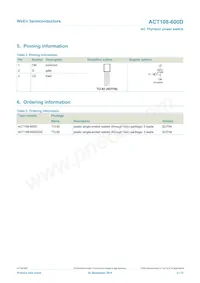 ACT108-600D/DG Datasheet Page 2