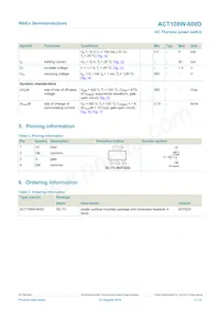 ACT108W-600D Datasheet Page 2