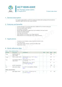 ACT108W-600E Datasheet Cover