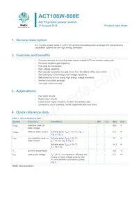 ACT108W-800EF Datasheet Cover