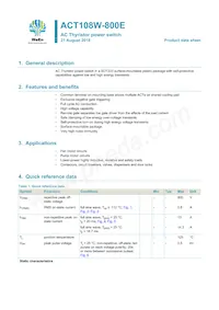 ACT108W-800EF 데이터 시트 표지