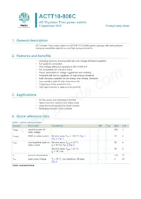 ACTT10-800CQ Datasheet Cover