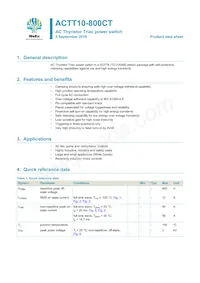 ACTT10-800CTQ Datasheet Cover