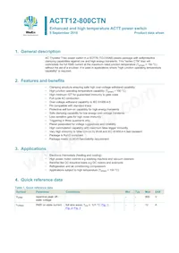 ACTT12-800CTNQ Datasheet Cover