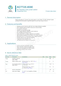 ACTT2X-800E Datasheet Cover