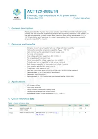 ACTT2X-800ETNQ Datasheet Cover