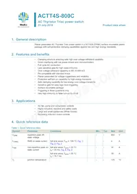 ACTT4S-800C 데이터 시트 표지