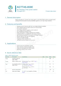 ACTT4S-800E Datasheet Cover