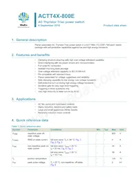 ACTT4X-800E Datasheet Cover