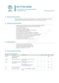 ACTT6X-800E Datasheet Copertura