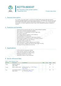 ACTT8-800C0TQ Datasheet Cover