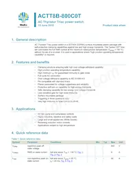 ACTT8B-800C0TJ 데이터 시트 표지