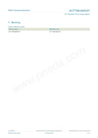 ACTT8B-800C0TJ Datasheet Pagina 3