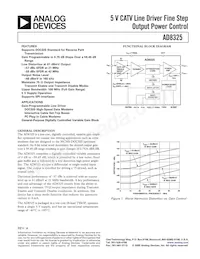 AD8325ARUZ-REEL數據表 封面