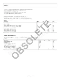 AD8328ACPZ-REEL7 Datasheet Page 4