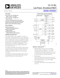 AD9961BCPZ Datasheet Cover