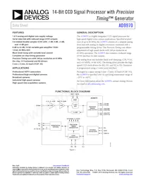 AD9970BCPZRL Datasheet Cover