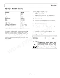 AD9984AKCPZ-140 Datasheet Page 5