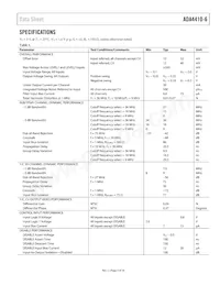 ADA4410-6ACPZ-R2 Datasheet Page 3