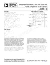 ADA4412-3ARQZ-RL Datasheet Copertura