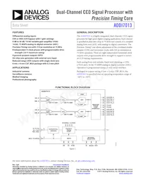 ADDI7013BBCZRL Datasheet Copertura