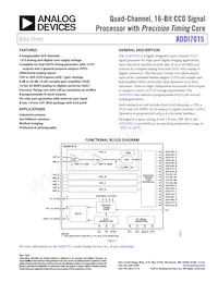 ADDI7015BBCZRL Datasheet Copertura