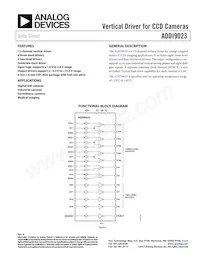 ADDI9023BBCZRL Datasheet Cover