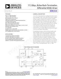 ADN2530YCPZ-500R7 Datasheet Cover