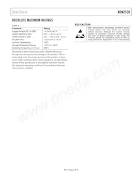 ADN2530YCPZ-500R7 Datasheet Page 5
