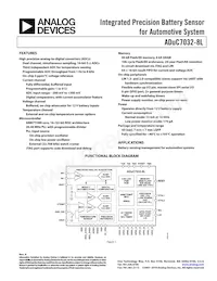 ADUC7032BSTZ-88-RL數據表 封面