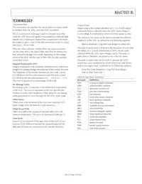 ADUC7032BSTZ-88-RL Datasheet Page 19