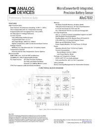 ADUC7032BSTZ-8V-RL 데이터 시트 표지