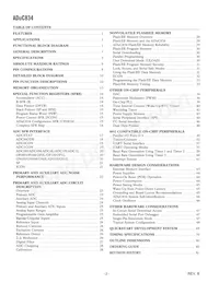 ADUC834BCPZ-REEL Datasheet Page 2