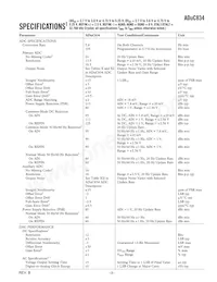 ADUC834BCPZ-REEL Datasheet Page 3