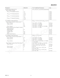 ADUC834BCPZ-REEL Datasheet Page 7