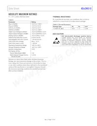 ADUCM310BBCZ-RL Datasheet Page 17