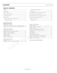 ADUCM320BBCZ-RL Datasheet Page 2