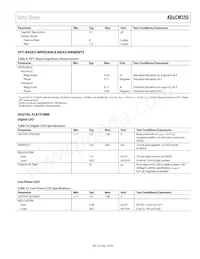 ADUCM350BBCZ-RL Datasheet Page 7
