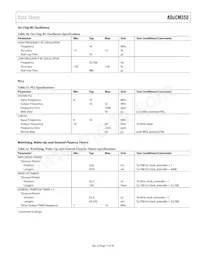 ADUCM350BBCZ-RL Datasheet Page 11