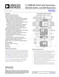 ADV3002BSTZ Datenblatt Cover