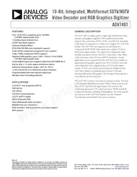 ADV7401BSTZ-80 Datasheet Copertura