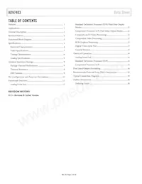 ADV7403KSTZ-140 Datasheet Page 2