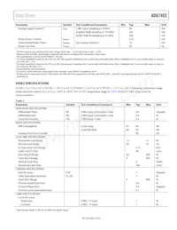 ADV7403KSTZ-140 Datasheet Page 5